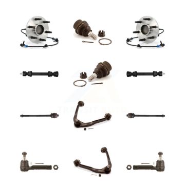 Front Upper Arm Lower Ball Joint Outer Inner Tie Rod Link Kit (12Pc) For Chevrolet GMC XL K7T-110299