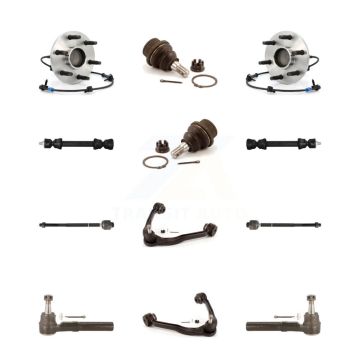 Front Upper Arm Lower Ball Joint Outer Inner Tie Rod & Link Kit (12Pc) For Chevrolet GMC K7T-110302