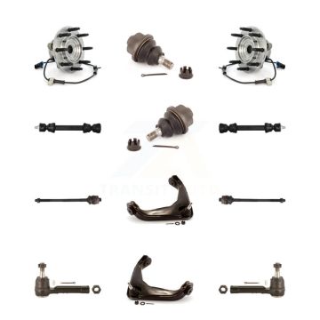 Front Upper Control Arm Lower Ball Joint Outer Inner Tie Rod Link Kit (12Pc) For 2500 GMC K7T-110303