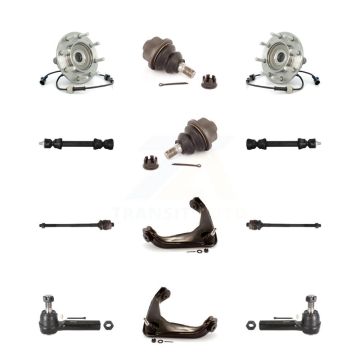 Front Upper Control Arm Lower Ball Joint Outer Inner Tie Rod Link Kit (12Pc) For GMC 3500 K7T-110307