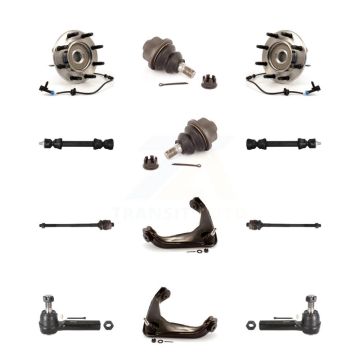 Front Upper Control Arm Lower Ball Joint Outer Inner Tie Rod Link Kit (12Pc) For GMC 2500 K7T-110308