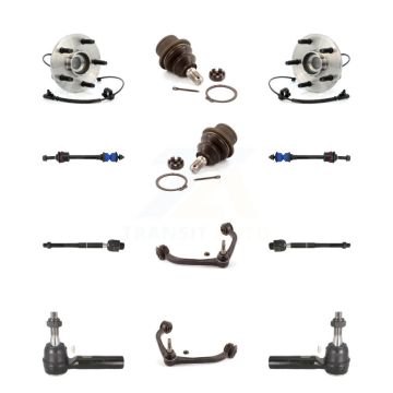 Front Upper Arm Lower Ball Joint Outer Inner Tie Rod Link Kit (12Pc) For Dakota Dodge Ram K7T-110313