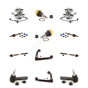 Front Upper Arm Lower Ball Joint Outer Inner Tie Rod & Link Kit (12Pc) For Dodge Ram 1500 K7T-110327
