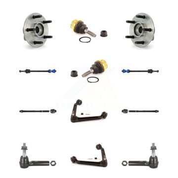 Front Upper Arm Lower Ball Joint Outer Inner Tie Rod & Link Kit (12Pc) For Dodge Ram 1500 K7T-110330