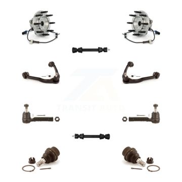 Front Bearing Upper Control Arm Lower Ball Joint Outer Tie Rod & Link Kit (10Pc) For 1500 K7T-110343