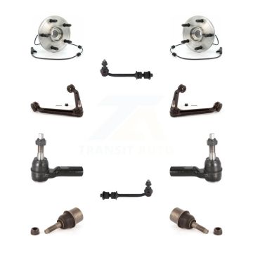 Front Bearing Upper Arm Lower Ball Joint Outer Tie Rod Link Kit (10Pc) For Dodge Durango K7T-110347