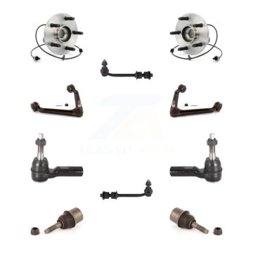 Front Bearing Upper Arm Lower Ball Joint Outer Tie Rod Link Kit (10Pc) For Dodge Durango K7T-110349