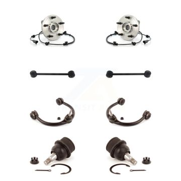 Front Hub Bearing Lower Ball Joint Upper Arm & Link Kit For Jeep Grand Cherokee Commander K7T-110397