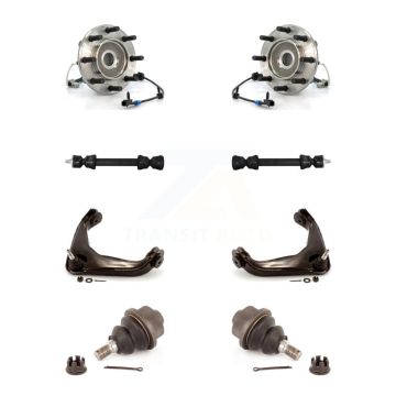 Front Bearing Lower Ball Joint Upper Control Arm & Link Kit For Chevrolet GMC Sierra 3500 K7T-110403