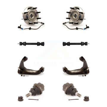 Front Bearing Lower Ball Joint Upper Control Arm & Link Kit For Chevrolet GMC Sierra 2500 K7T-110405