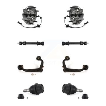 Front Bearing Lower Ball Joint Upper Control Arm & Link Kit For GMC Chevrolet Sierra 2500 K7T-110407