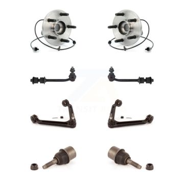 Front Hub Bearing Lower Ball Joint Upper Arm & Link Kit For Dodge Durango Chrysler Aspen K7T-110414