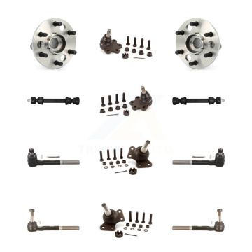 Front Bearing Upper Lower Ball Joint Outer Inner Tie Rod & Link Kit (12Pc) For K2500 GMC K7T-110519
