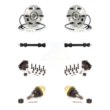 Front Bearing Upper Lower Ball Joint & Sway Bar Link Kit For GMC Yukon Cadillac Escalade K7T-110631
