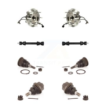 Front Bearing Upper Lower Ball Joint Link Kit For GMC Chevrolet Sierra 2500 HD Silverado K7T-110645