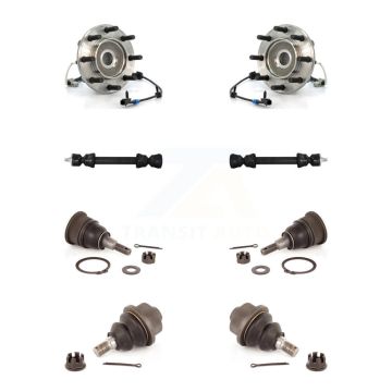 Front Bearing Upper Lower Ball Joint Link Kit For Chevrolet GMC Sierra 3500 Silverado 4WD K7T-110647