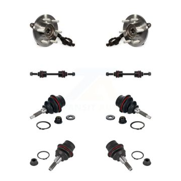 Front Bearing Assembly Upper Lower Ball Joint Sway Bar Stabilizer Link Kit For Ford F-150 K7T-110655