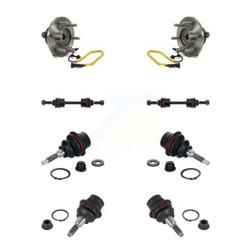 Front Bearing Assembly Upper Lower Ball Joint Sway Bar Stabilizer Link Kit For Ford F-150 K7T-110659