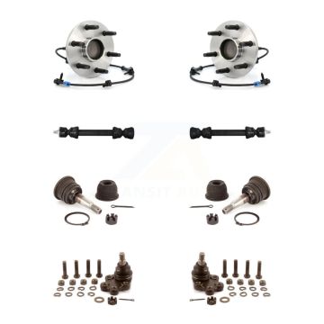 Front Hub Bearing Upper Lower Ball Joint Link Kit For Chevrolet Silverado 1500 GMC Sierra K7T-110660