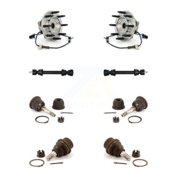 Front Hub Bearing Upper Lower Ball Joint Link Kit For Chevrolet Silverado 1500 GMC Sierra K7T-110661