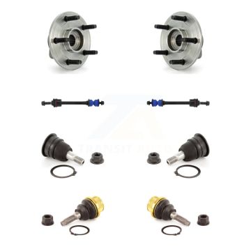 Front Bearing Upper Lower Ball Joint Link Kit For 06-08 Dodge Ram 1500 With 5 Lug Wheels K7T-110672