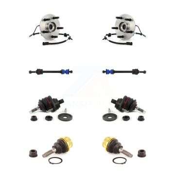 Front Hub Bearing Upper Lower Ball Joint Sway Bar Stabilizer Link Kit For Dodge Ram 1500 K7T-110673
