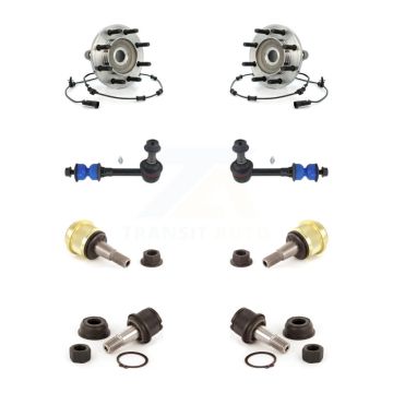 Front Hub Bearing Upper Lower Ball Joint Sway Bar Stabilizer Link Kit For Dodge Ram 3500 K7T-110680