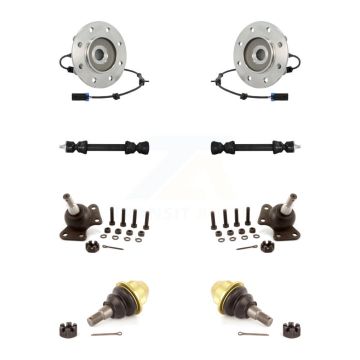 Front Bearing Upper Lower Ball Joint Sway Bar Stabilizer Link Kit For K3500 Chevrolet GMC K7T-110691