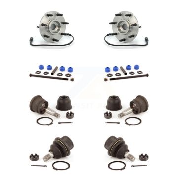Front Bearing Upper Lower Ball Joint & Link Kit For Ford F-150 Heritage With 7 Lug Wheels K7T-110703