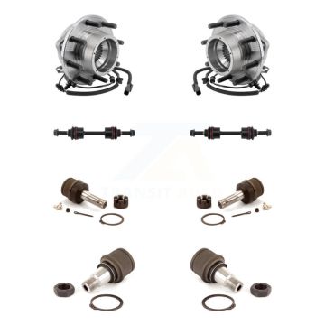 Front Hub Bearing Upper Lower Ball Joint Sway Bar Link Kit For Ford F-350 Super Duty 4WD K7T-110711