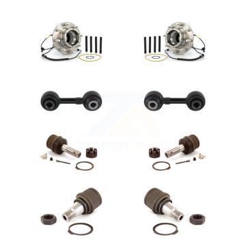 Front Hub Bearing Upper Lower Ball Joint And Link Kit For Ford F-350 Super Duty F-250 4WD K7T-110713