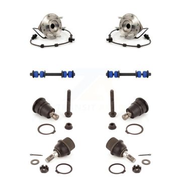 Front Bearing Upper Lower Ball Joint & Link Kit For Chevrolet Trailblazer GMC Envoy Saab K7T-110719
