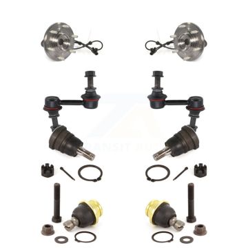 Front Bearing Upper Lower Ball Joint Sway Bar Stabilizer Link Kit For Nissan TITAN Armada K7T-110723