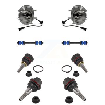 Front Bearing Upper Lower Ball Joint Link Kit For GMC Chevrolet Sierra 1500 Silverado XL K7T-110730