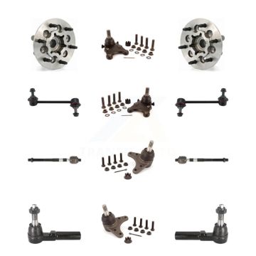 Front Bearing Upper Lower Ball Joint Outer Inner Tie Rod & Link Kit (12Pc) For GMC Canyon K7T-110741