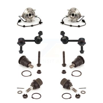 Front Bearing Upper Lower Ball Joint & Link Kit (8Pc) For GMC Chevrolet Envoy Trailblazer K7T-110752