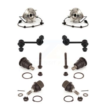 Front Bearing Upper Lower Ball Joint & Link Kit (8Pc) For Chevrolet GMC Trailblazer Envoy K7T-110753