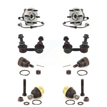 Front Bearing Upper Lower Ball Joint Link Kit (8Pc) For Nissan Frontier Pathfinder Xterra K7T-110755