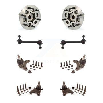 Front Hub Bearing Upper Lower Ball Joint Link Kit (8Pc) For Chevrolet Colorado GMC Canyon K7T-110757