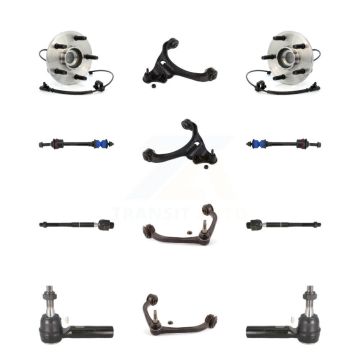 Front Bearing Lower Upper Arm Outer Inner Tie Rod & Link Kit (12Pc) For Dakota Dodge Ram K7T-110785