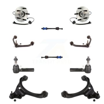 Front Bearing Lower Upper Control Arm Outer Tie Rod Link Kit (10Pc) For Dakota Dodge Ram K7T-110791