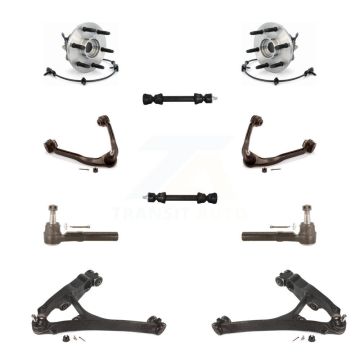 Front Bearing Lower Upper Control Arm Outer Tie Rod & Link Kit (10Pc) For Chevrolet 1500 K7T-110805