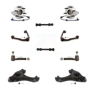Front Bearing Lower Upper Arm Outer Tie Rod Link Kit (10Pc) For Chevrolet Silverado 1500 K7T-110816