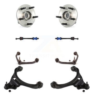 Front Bearing Lower Upper Control Arm & Link Kit (8Pc) For Dodge Dakota Mitsubishi Raider K7T-110818