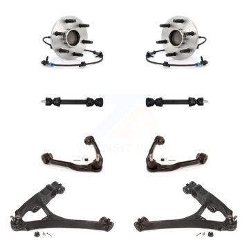 Front Bearing Lower Upper Control Arm Link Kit (8Pc) For Chevrolet GMC Sierra 1500 Yukon K7T-110826