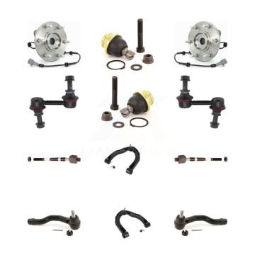 Front Upper Control Arm Lower Ball Joint Outer Inner Tie Rod & Link Kit (12Pc) For Nissan K7T-110844