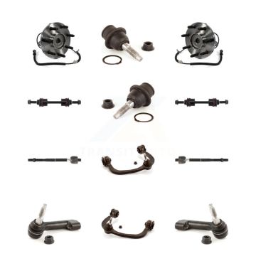 Front Bearing Upper Control Arm Lower Ball Joint Outer Inner Tie Rod Link Kit (12Pc) For K7T-110853