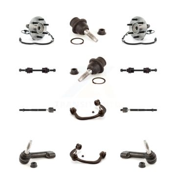 Front Bearing Upper Control Arm Lower Ball Joint Outer Inner Tie Rod Link Kit (12Pc) For K7T-110854