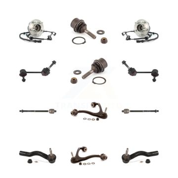 Front Upper Arm Lower Ball Joint Outer Inner Tie Rod Link Kit (12Pc) For Ford Crown Town K7T-110855