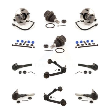 Front Hub Upper Arm Lower Ball Joint Outer Inner Tie Rod & Link Kit (12Pc) For Ford F-150 K7T-110862